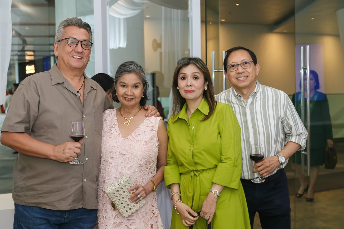 Jose and Becky Aranaz with Joy and Michael Rodriquez.